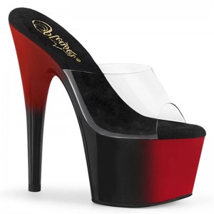 Pleaser Adore-701BR Badslippers Plateauzool Dames Zwart | BELGIE BEMLUFJP