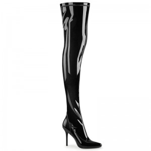 Pleaser Classique-3000 Hoge Hakken Dames Zwart | BELGIE BEINTZJV