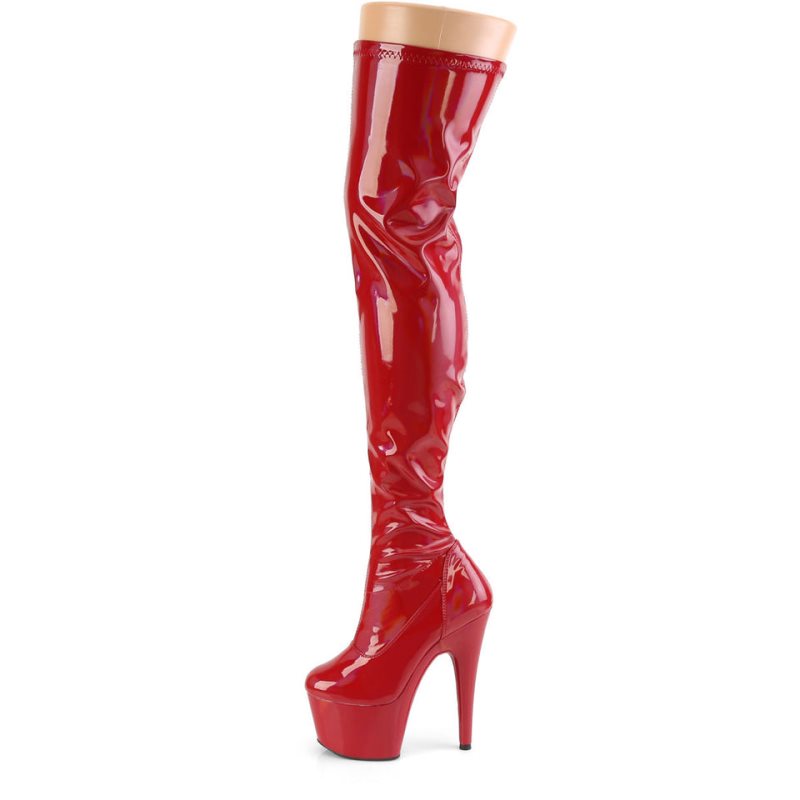 Pleaser Adore-3000HWR Hoge Hakken Dames Rood | BELGIE BECETQIA