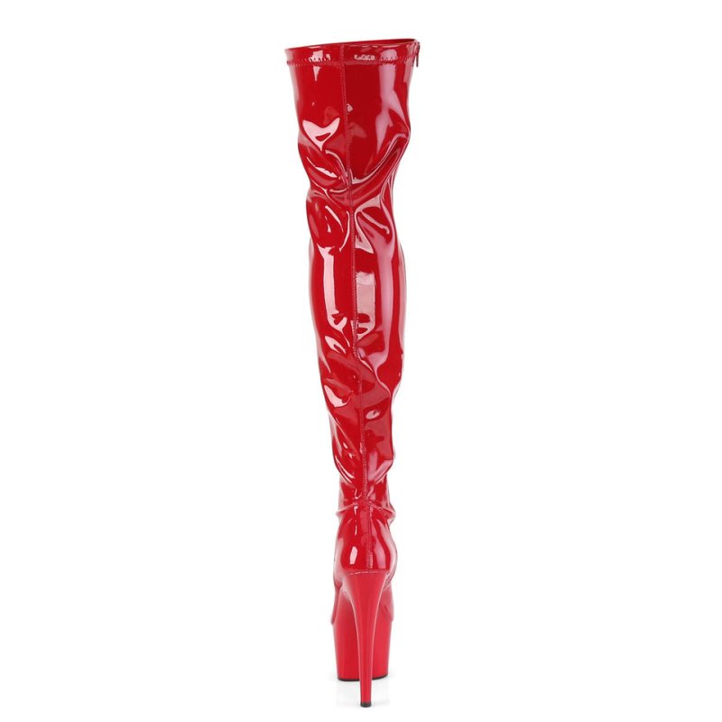 Pleaser Adore-3000 Hoge Hakken Dames Rood | BELGIE BEGRTJPA