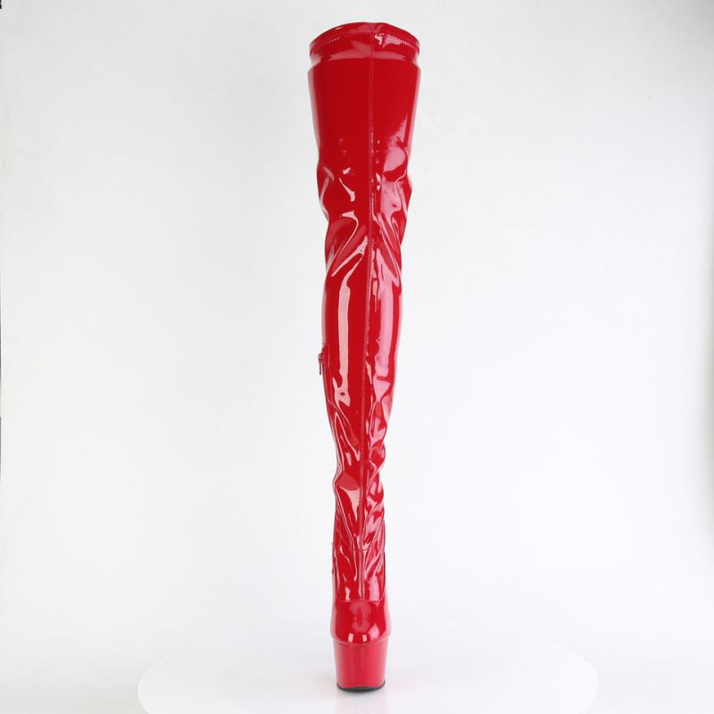 Pleaser Adore-4000 Hoge Hakken Dames Rood | BELGIE BEKFRVTG