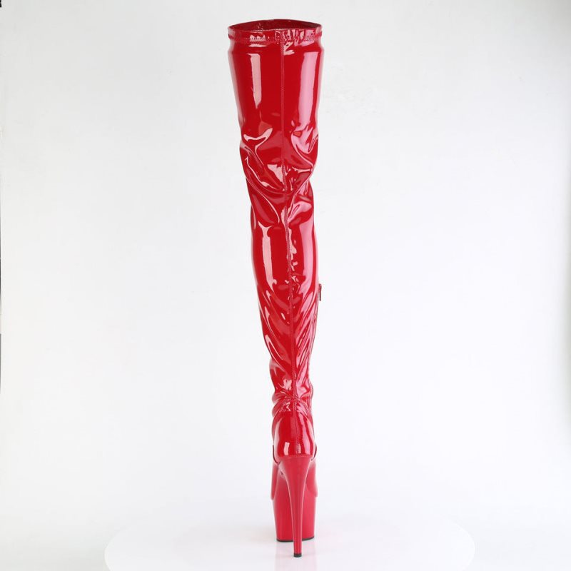 Pleaser Adore-4000 Hoge Hakken Dames Rood | BELGIE BEKFRVTG