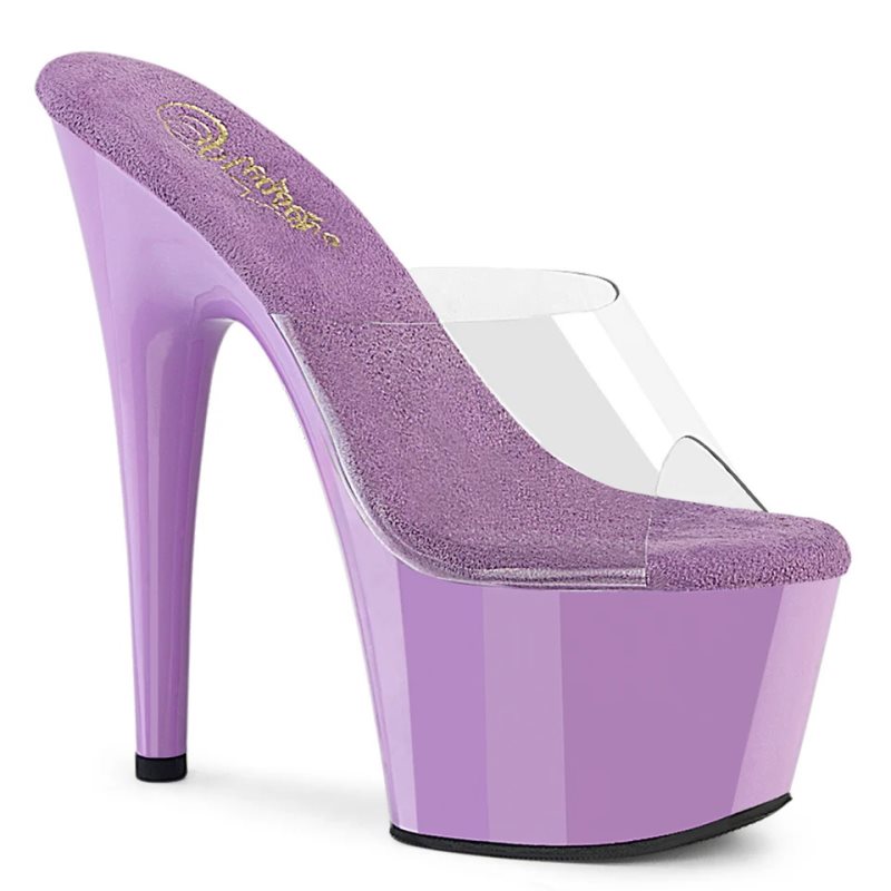 Pleaser Adore-701 Badslippers Plateauzool Dames Lavendel | BELGIE BECZJNAL