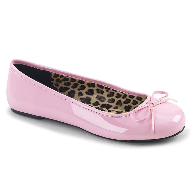 Pleaser Anna-01 Ballerinas Dames Roze | BELGIE BEDXEZPG