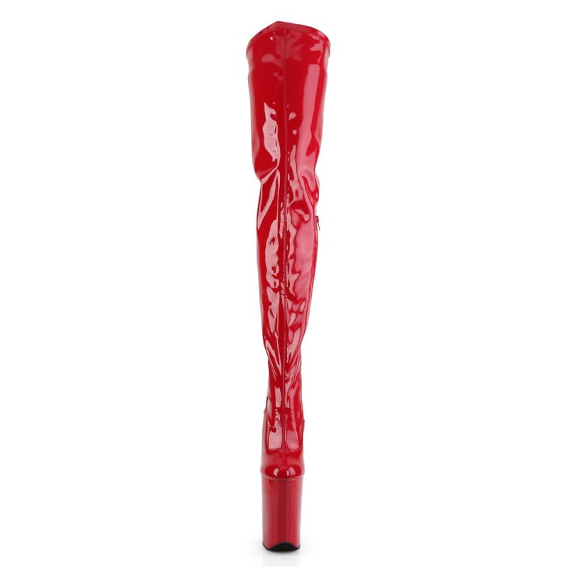 Pleaser Infinity-4000 Hoge Hakken Dames Rood | BELGIE BEETWFPG