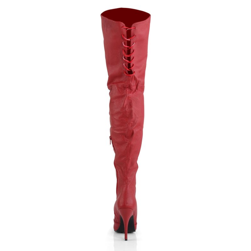 Pleaser Legend-8899 Hoge Hakken Dames Rood | BELGIE BEOCRUZL