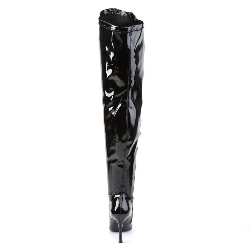 Pleaser Lust-3000X Hoge Hakken Dames Zwart | BELGIE BEXVUIAW