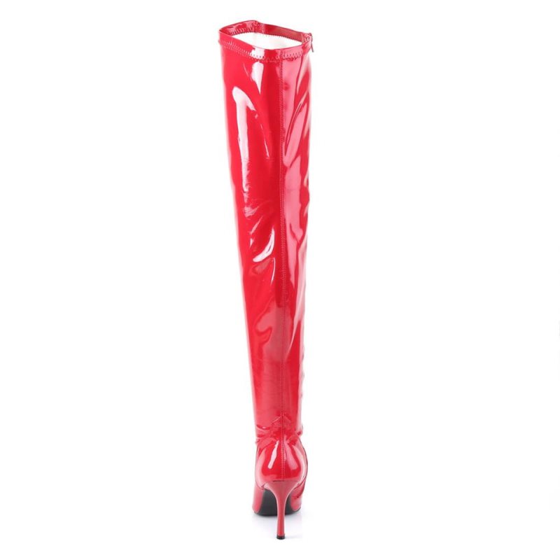 Pleaser Lust-3000 Hoge Hakken Dames Rood | BELGIE BEBITZAN