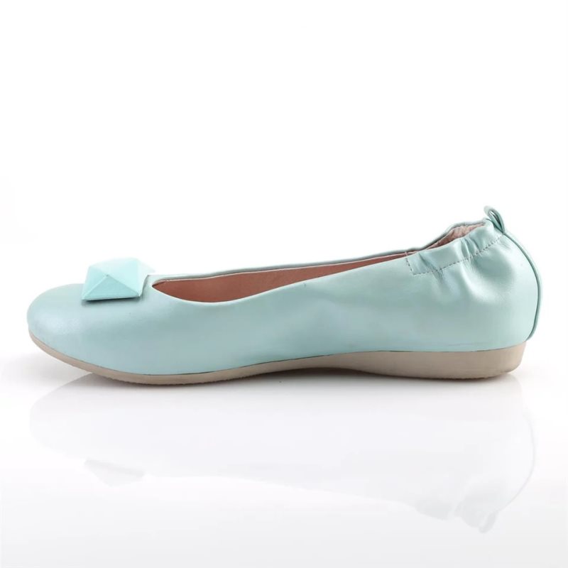 Pleaser Olive-08 Ballerinas Dames Blauw | BELGIE BEOQVSCT