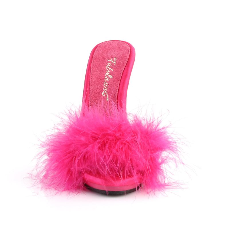 Pleaser Poise-501F Badslippers Plateauzool Dames Roze | BELGIE BENHRELP