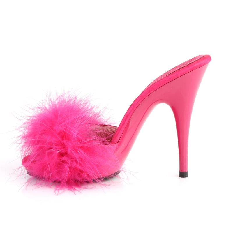 Pleaser Poise-501F Badslippers Plateauzool Dames Roze | BELGIE BENHRELP