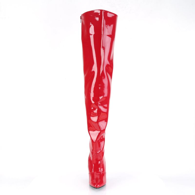 Pleaser Seduce-3010 Hoge Hakken Dames Rood | BELGIE BEVZTJGQ