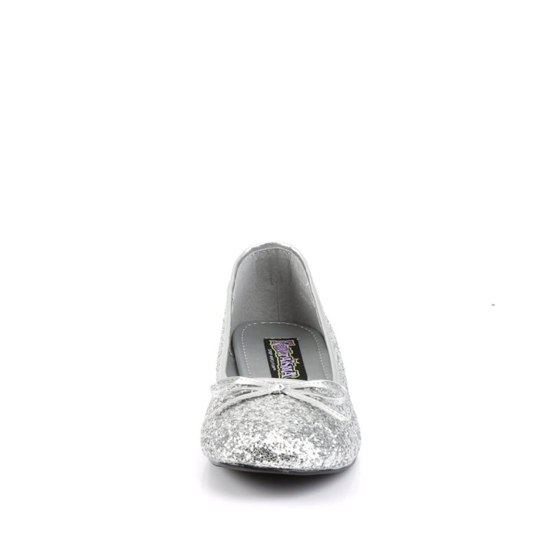 Pleaser Star-16G Ballerinas Dames Zilver | BELGIE BEGNYMCX